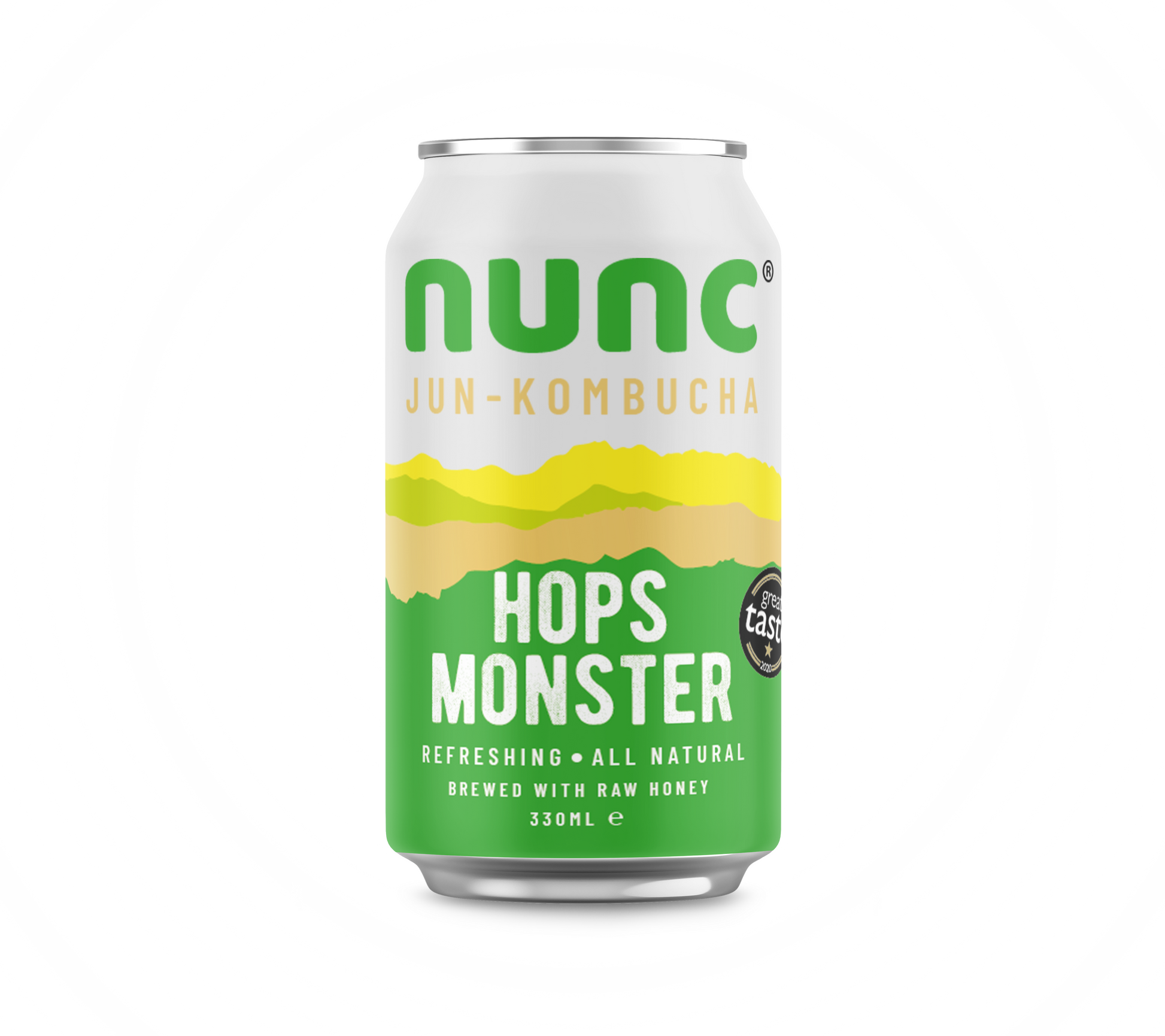 Nuncās award winning Hops Monster kombucha tea drinks is flavoured with two types of hops, ginger, coriander seeds and fennel seeds