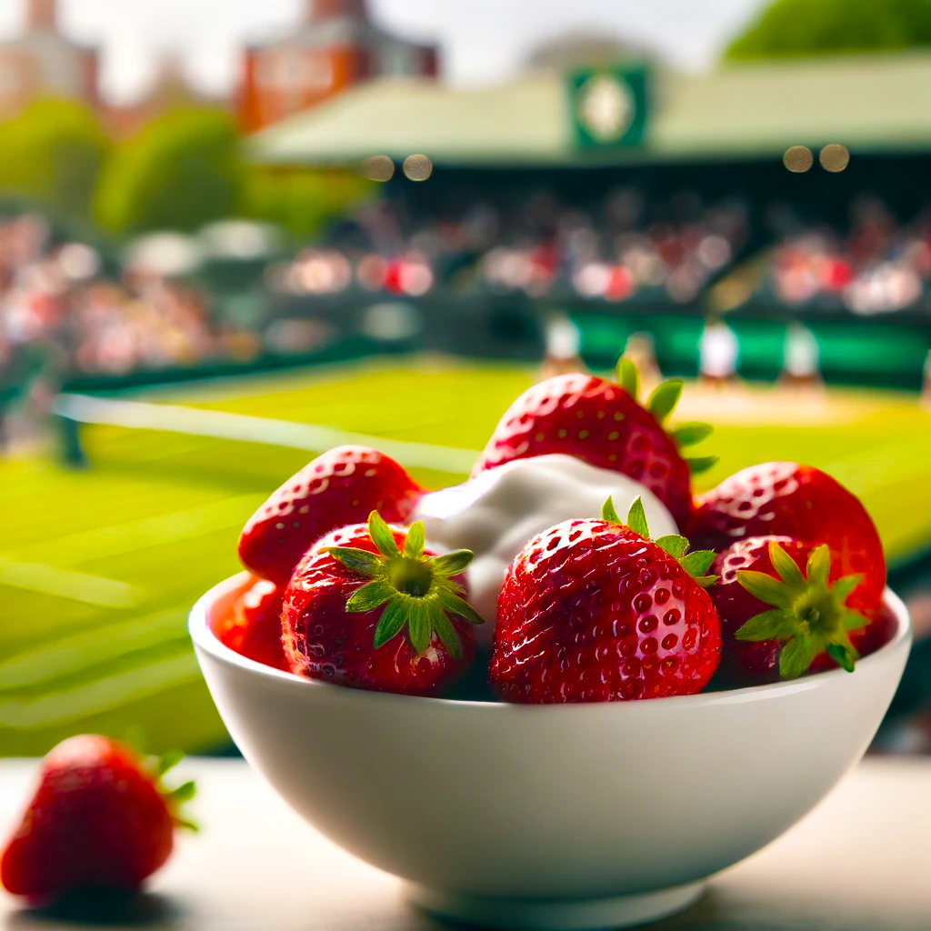 What better way to enjoy Wimbledon than with a cold can of strawberries and cream kombucha sparkling tea drink