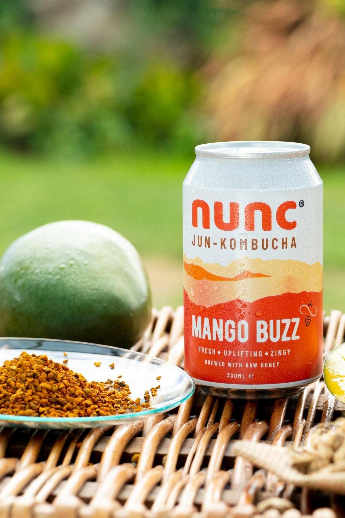 Mango Buzz: Mango, Ginger and Turmeric Kombucha