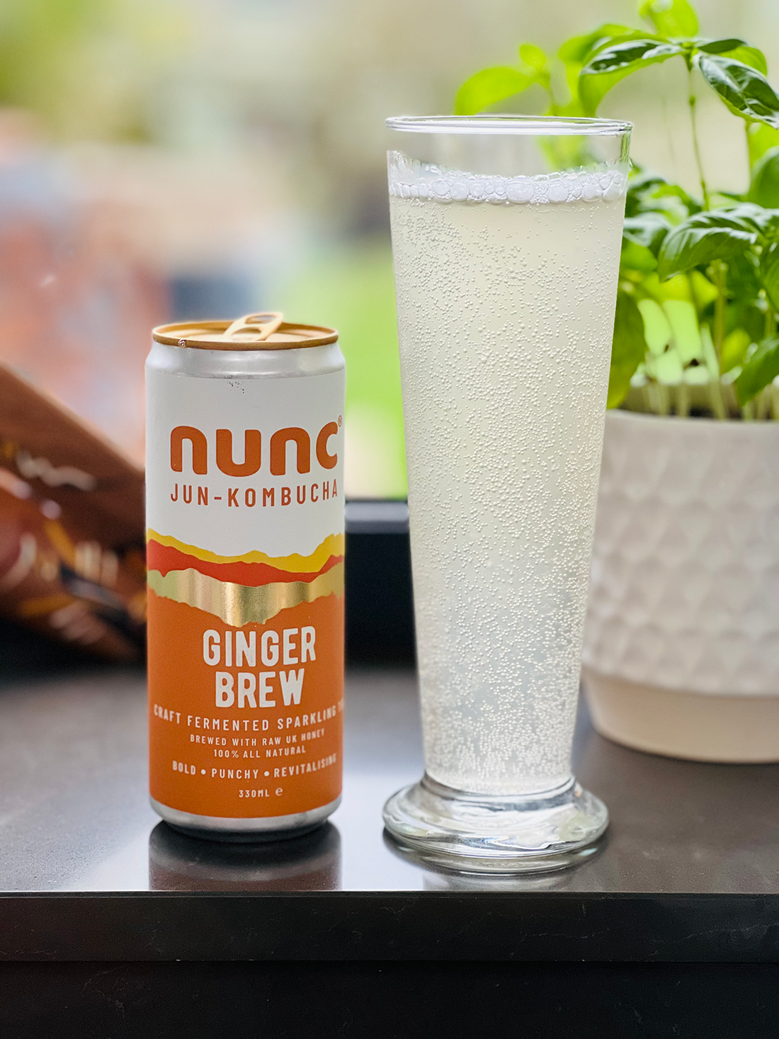 Ginger Brew is crafted with cold pressed organic Peruvian Ginger juice