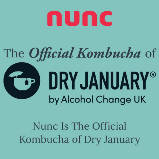 nunc is the Official Kombucha of Dry January
