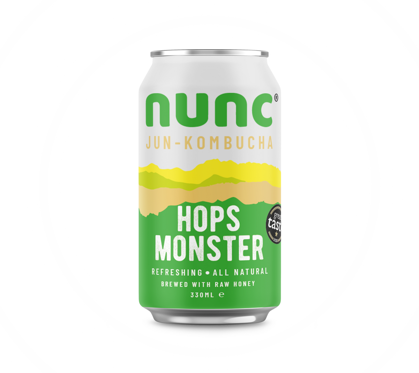 Nunc’s award winning Hops Monster kombucha tea drinks is flavoured with two types of hops, ginger, coriander seeds and fennel seeds